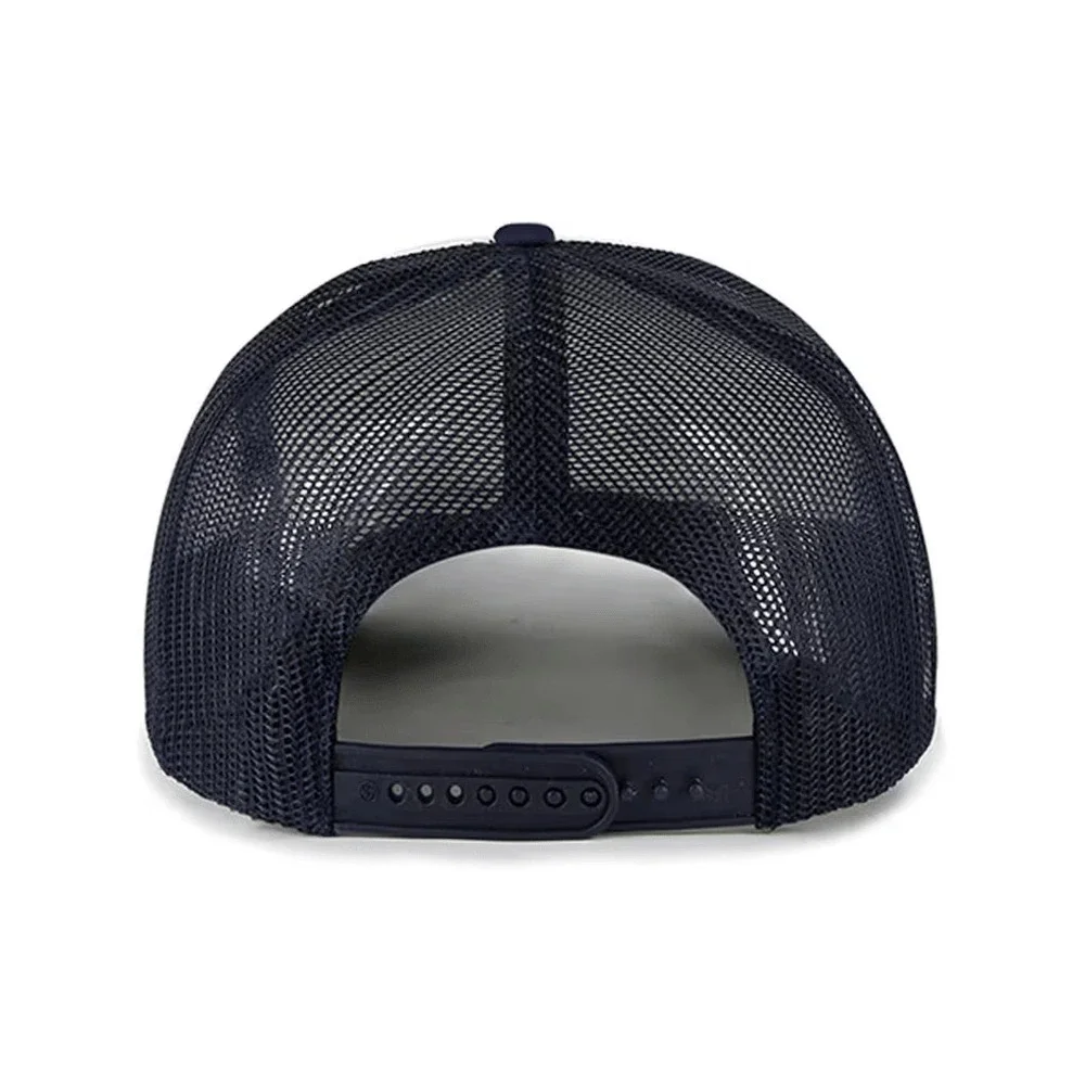 47 Brand New York Yankees Trucker Hat Navy White Mesh Snapback Cap Arched Logo